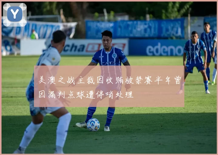 美澳之战主裁因收贿被禁赛半年曾因漏判点球遭停哨处理